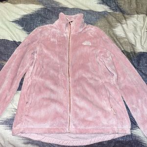 north face light pink jacket size M!!